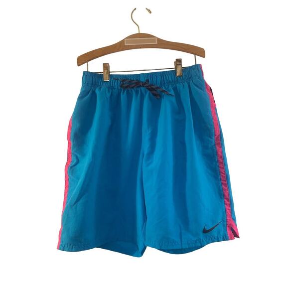 NIKE Boy’s Turquoise Lined Board Shorts / Size: Medium - Picture 1 of 10